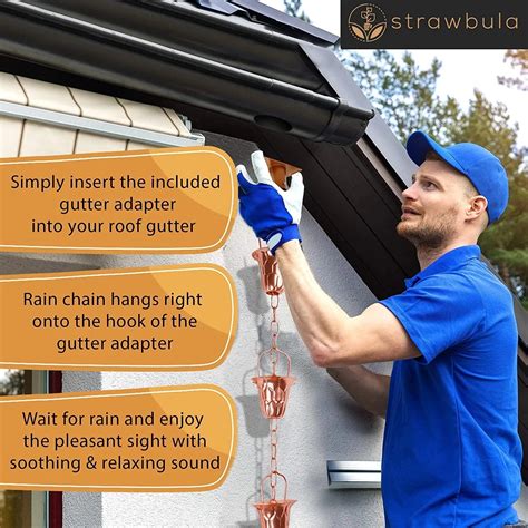 Buy Rain Chain Copper – Rain Chain for Downspouts - Rain Chains for ...