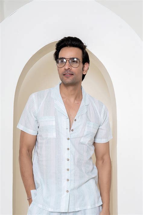 Azure Skyscape Loungewear | 100% Cambric Cotton | Loungewear Men – paizlie