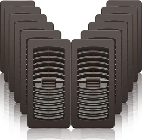 Geelin 12 Pack 4 x 10 Inch Floor Vent Covers Heavy Duty Floor Register ...