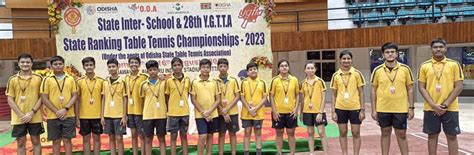 SAIoneers Progress to Semi-Finals in Odisha Table Tennis Championship ...