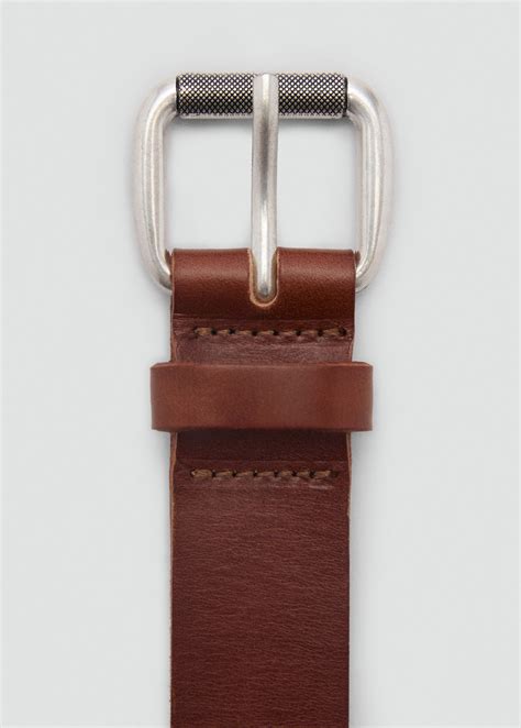 Stud leather belt - Women | MANGO Philippines