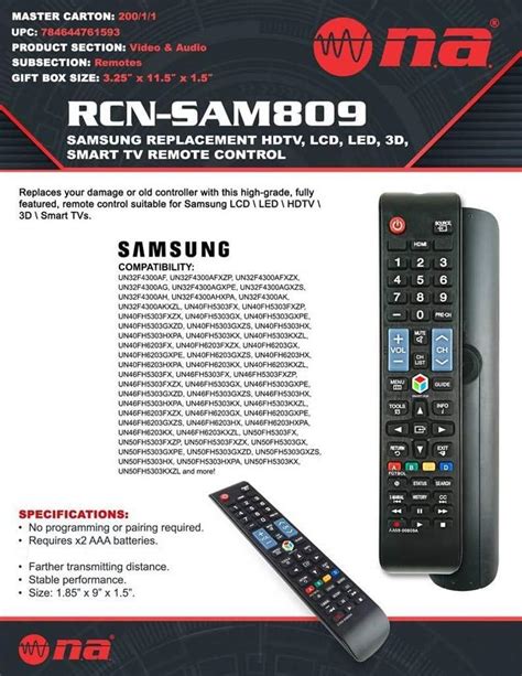Buy Nippon Universal Remote Control for Samsung-TV-Remote All Samsung ...