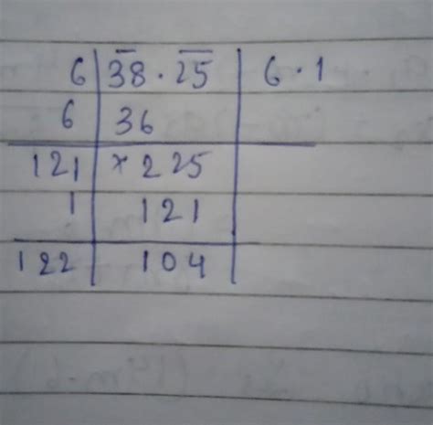 explain the value of [tex] \sqrt{38.25} [/tex]Please ⏩ fast - Brainly.in
