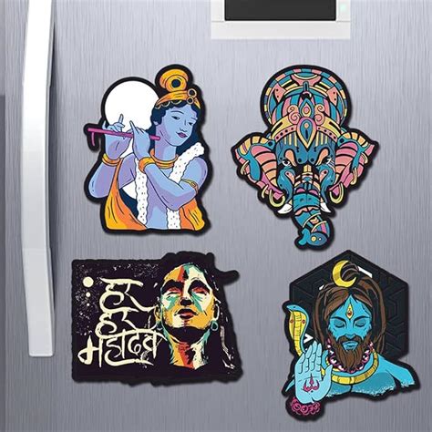 Buy VPRINT QUALITY Magnet god Fridge Magnet god Photo Hindu god Fridge ...