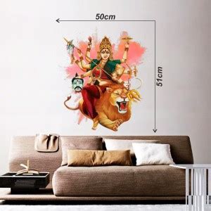 Decoration Stickers 1 cm durga maa wall stickergod _bhagwan ji wall ...