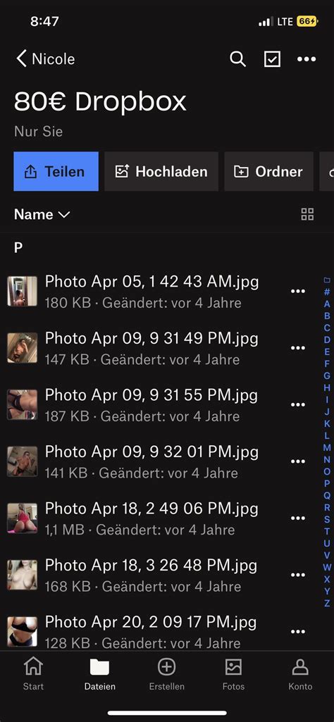 Ich verkaufe Dropboxen für geringen Preis, ihr habt die Auswahl: Corinna kopf SEX TAPE, Corinna ...