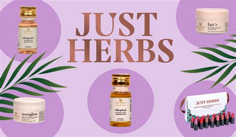 Buy Just Herbs products at best price from - Minifeelindia