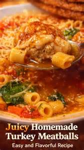 Juicy homemade turkey meatballs – easy and flavorful recipe