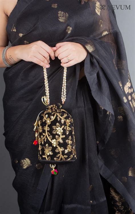 Embroidered Potli Bag - 6270 – AEVUM