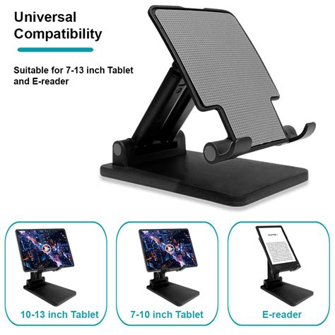 Casotec Heavy Base Adjustable Mobile Stand for Desk | Anti-Slip ...