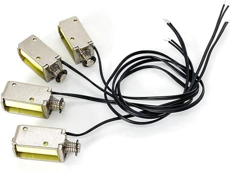 JFQWLE 4pcs 12V Solenoid Actuators - Push-Pull Type, Mini India | Ubuy