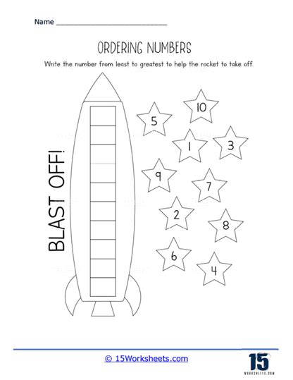 Image result for Ordering Numbers Math Worksheets