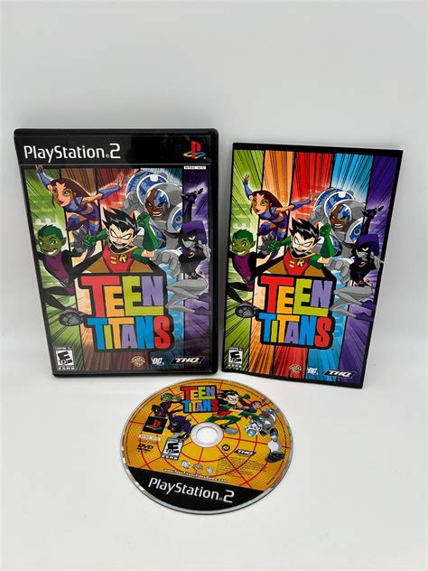 SONY PLAYSTATiON 2 [PS2] | TEEN TiTANS – PiXEL-RETRO.COM