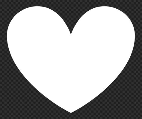 White Heart Png