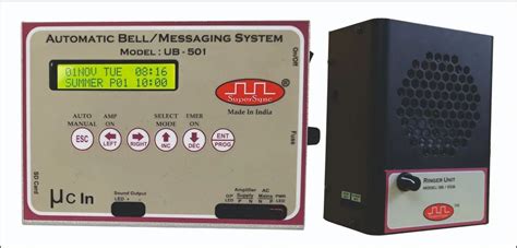 Automatic Bell Ringing Systems - MP3 School Bell Manufacturer from Jaipur