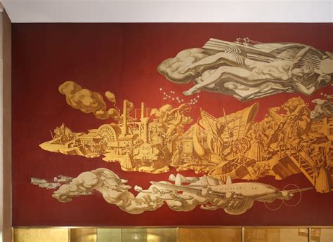 10 Rockefeller Plaza Dean Cornwell Mural