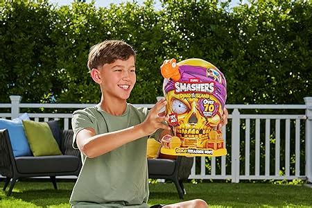 Smashers Dino Island Gold Treasure Hunt (Orange) by | Cocoland Toys
