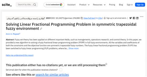 Solving Linear Fractional Programming Problem 的图像结果