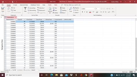 SQL Programming Code Class Table 的图像结果