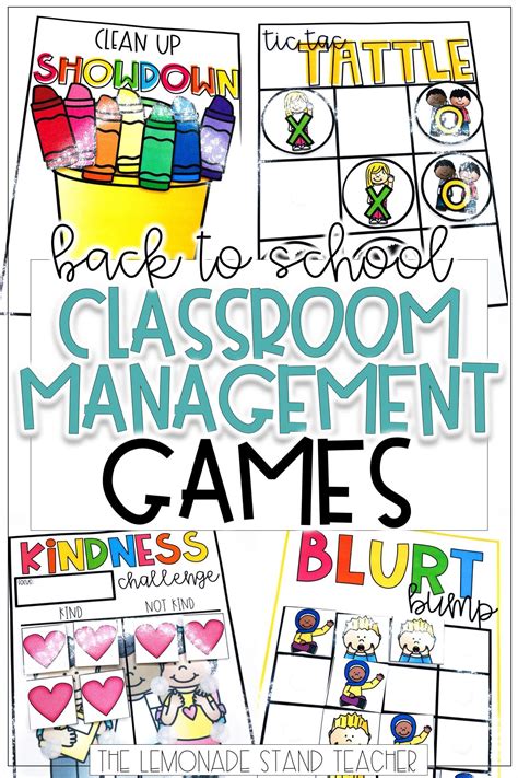 Engaging Classroom Management Games for Back to School