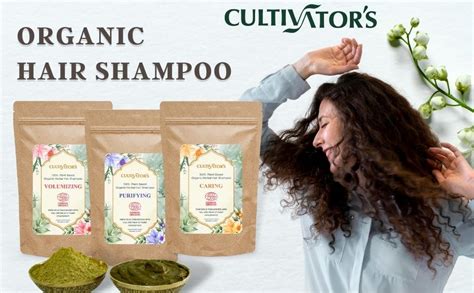 Buy Cultivator's Organic Herbal Hair Shampoo, Organic Natural Powder ...