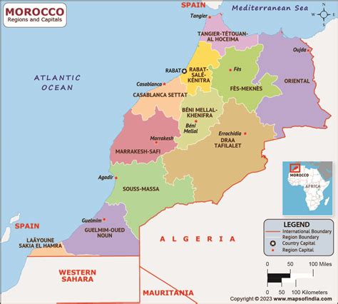Morocco On A World Map