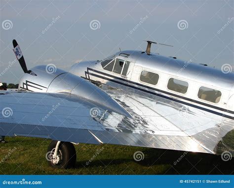 Beautifully Restored Vintage Beechcraft Model 18 Business Transport ...