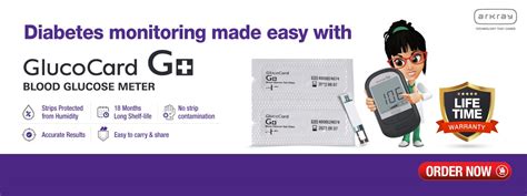 ARKRAY Smart Glucocard G+ Blood Glucose Meter | Diabetes Check Machine ...