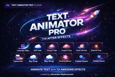 EZEdit Text Animator Pro – Best After Effects Text Animation Plugin (2026)