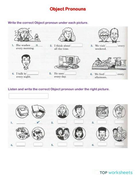 Image result for Object Use Worksheet