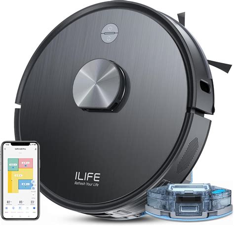 ILIFE A20 Pro Robot Vacuum Cleaner & Mopping,6500Pa Strong Suction ...