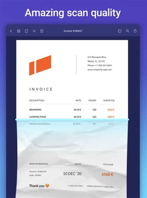 Scanner Pro 的图像结果
