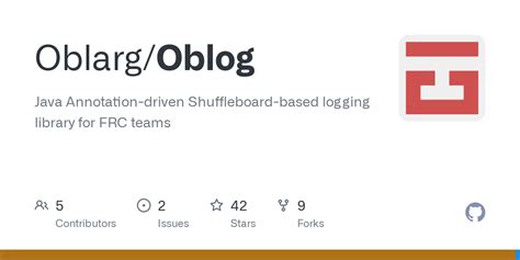 GitHub - Oblarg/Oblog: Java Annotation-driven Shuffleboard-based ...
