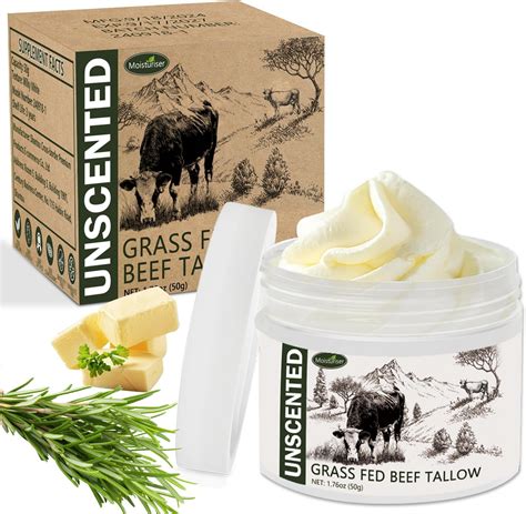 Amazon.com: Beef Tallow, Beef Tallow for Skin, Tallow Face Moisturizer ...