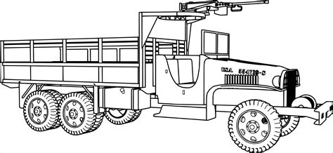 Army Vehicle Coloring Pages Army Car Coloring Pages ...