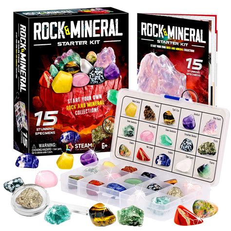 Buy XXTOYS Kids Rocks Collection - 15-Piece Rock Collections for Kids ...