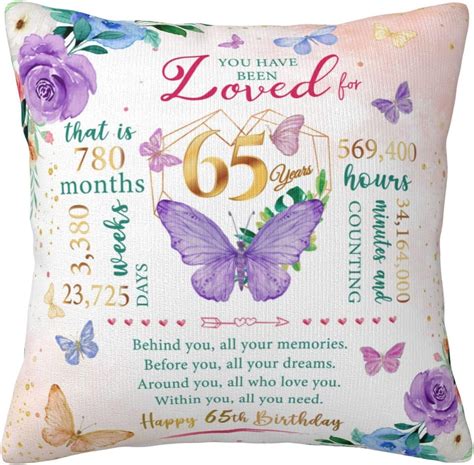 Amazon.com: Skizbcw 65th Birthday Gifts for Women, 65th Birthday ...