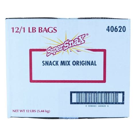 Super Snax Original Snack Mix 1lbs, PK12 40620 | Zoro
