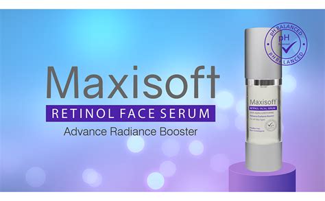 Maxisoft Retinol Face Serum (50 ml) for Men & Women | Enriched With ...