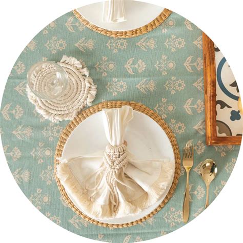 Buy Custom Cotton Curtains, Cushion Covers, Dining Linen Online.