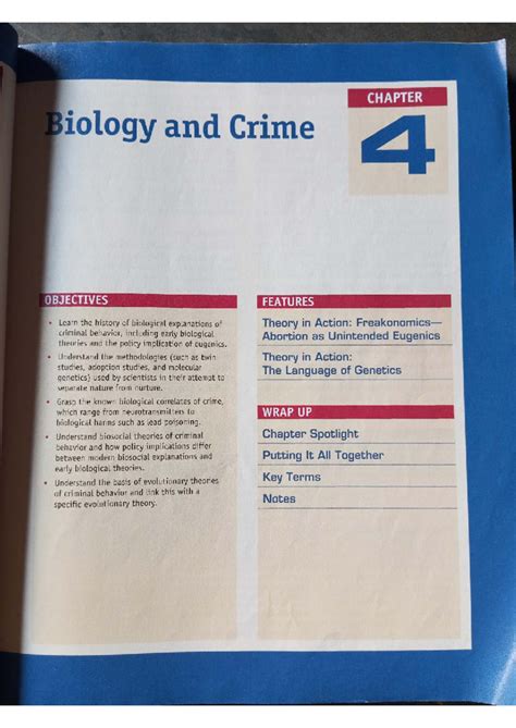Biological Theories of Crime: Understanding Nature vs. Nurture (CRIM ...