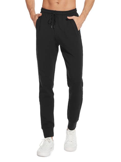 SEVEGO Men's 36" Tall Inseam Lightweight Cotton Joggers Extra Long ...