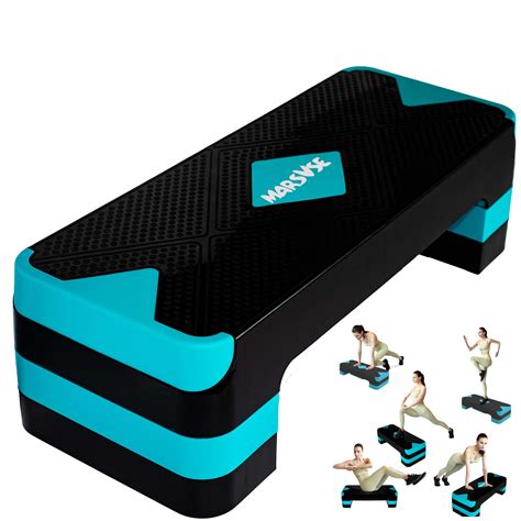 Buy Exercise Step, 26.5-Inch Pedals with 4-Inch and 6-Inch and 8-Inch ...
