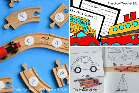 Transportation Preschool Activities 的图像结果