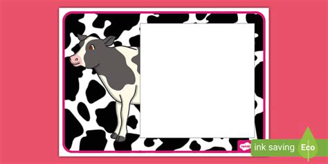 Cow Photo Frame