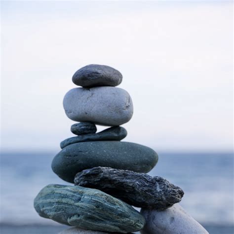 Download wallpaper 3415x3415 stones, balance, harmony, pebbles ipad pro ...