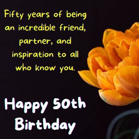 50th Happy Birthday Wishes & Quotes That'll Warm Your Heart
