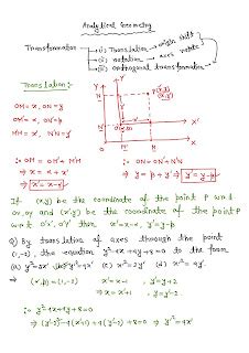 Class Notes of Analytic Geometry (pdf)