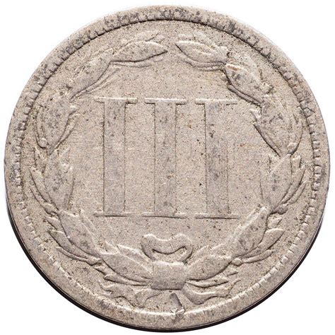 1865 Three Cent Nickel - Numismax