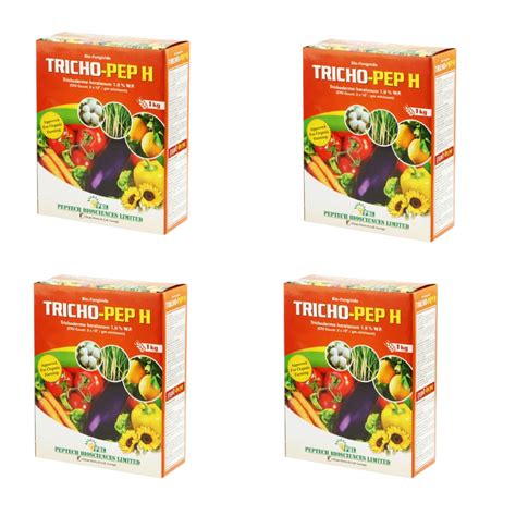 Buy Tricho - Pep H (4 KG) (1KG*4) | Trichoderma Harzianum 1.0% Wp | Bio ...